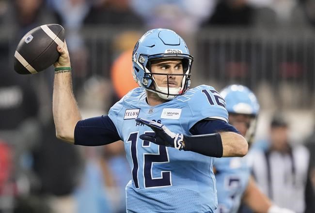 CFL reinstates Toronto Argonauts quarterback Chad Kelly with conditions | iNFOnews.ca