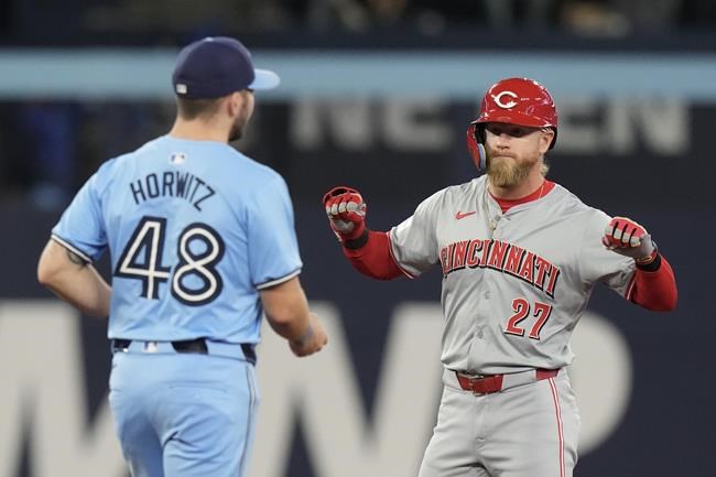 Reds score four in sixth-inning outburst, roll past Blue Jays 6-3 | iNFOnews.ca Reds score four in sixth-inning outburst, roll past Blue Jays 6-3 | iNFOnews.ca