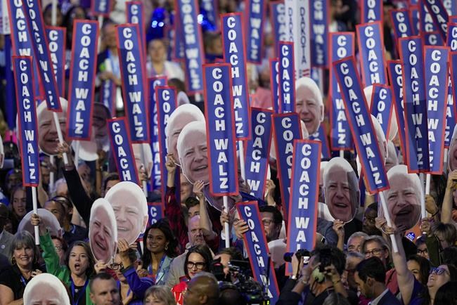 The Latest: Walz is expected to accept the party’s nomination for vice president at DNC Day 3 | iNFOnews.ca