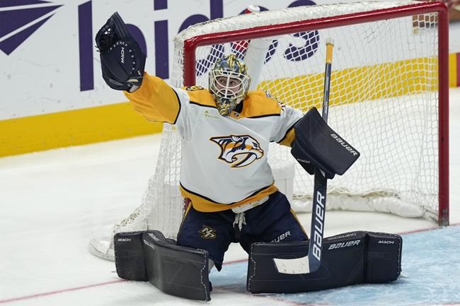 Sharks acquire prized goaltending prospect Askarov from Predators | iNFOnews.ca Sharks acquire prized goaltending prospect Askarov from Predators | iNFOnews.ca