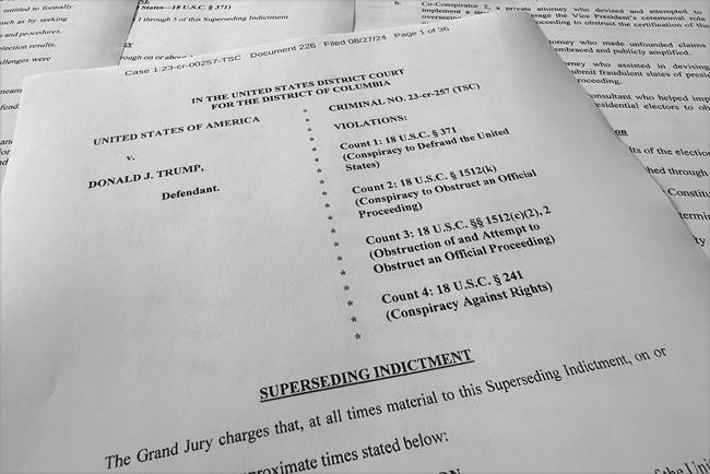 Feds file new indictment in Trump Jan. 6 case, keeping charges intact but narrowing allegations | iNFOnews.ca Feds file new indictment in Trump Jan. 6 case, keeping charges intact but narrowing allegations | iNFOnews.ca