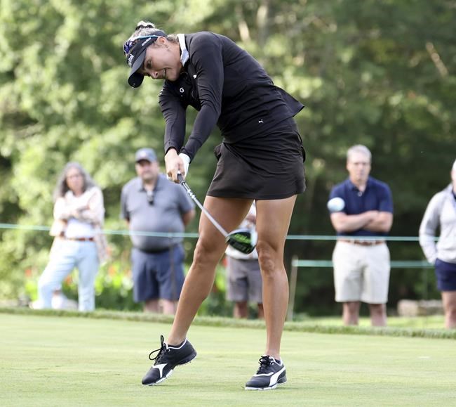Marina Alex plays bogey-free at TPC Boston and leads the inaugural FM Championship | iNFOnews.ca