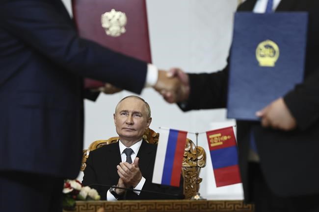 Mongolia ignores an international warrant for Putin's arrest, giving him a red-carpet welcome | iNFOnews.ca Mongolia ignores an international warrant for Putin's arrest, giving him a red-carpet welcome | iNFOnews.ca