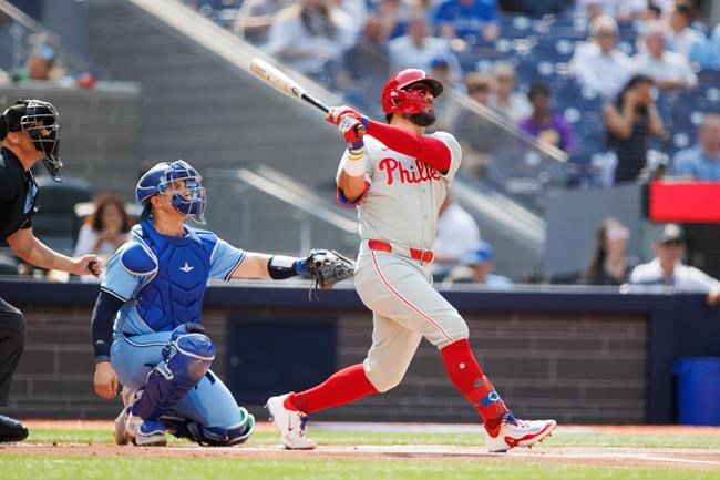 Clemens leads Phillies past Blue Jays 4-2; Schwarber hits fourth homer in two games | iNFOnews.ca Clemens leads Phillies past Blue Jays 4-2; Schwarber hits fourth homer in two games | iNFOnews.ca