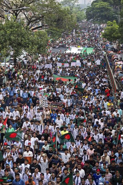 Rallies in Bangladesh mark one month since ex-premier Sheikh Hasina was ousted | iNFOnews.ca Rallies in Bangladesh mark one month since ex-premier Sheikh Hasina was ousted | iNFOnews.ca