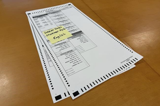 Arizona's 2-page ballots could make for long lines on Election Day | iNFOnews.ca