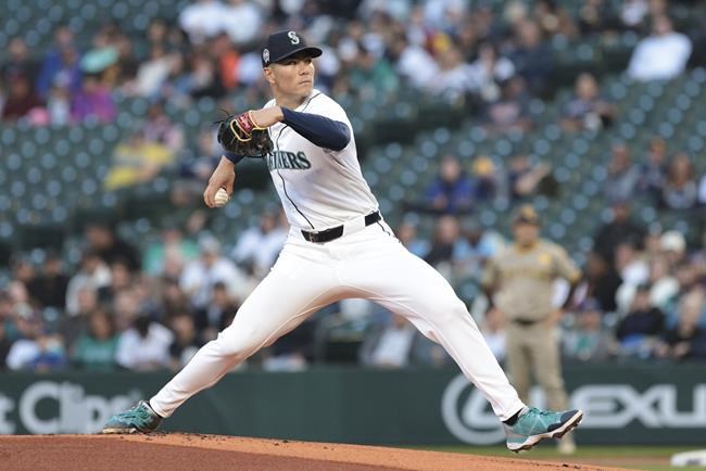 Mariners righty Bryan Woo loses perfect game in 7th inning on homer by Fernando Tatis Jr. | iNFOnews.ca