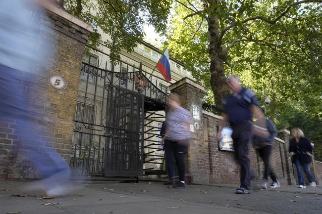 Russia expels 6 British diplomats it accuses of spying. The UK calls it 'completely baseless' | iNFOnews.ca