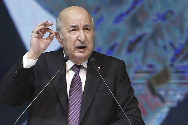 Algeria's president sworn in for a second term after lopsided election | iNFOnews.ca Algeria's president sworn in for a second term after lopsided election | iNFOnews.ca