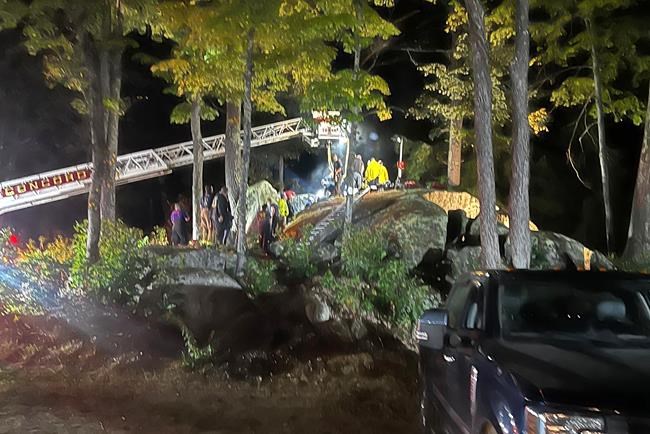 A boy was trapped between boulders for 9 hours until crews could free him | iNFOnews.ca
