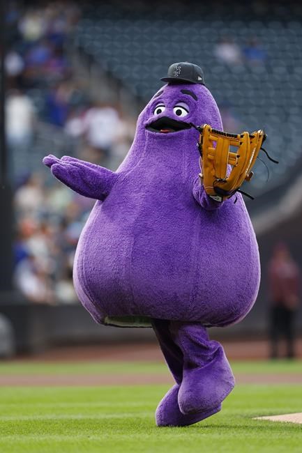 Purple place: Mets unveil the new Grimace seat at Citi Field | iNFOnews.ca Purple place: Mets unveil the new Grimace seat at Citi Field | iNFOnews.ca