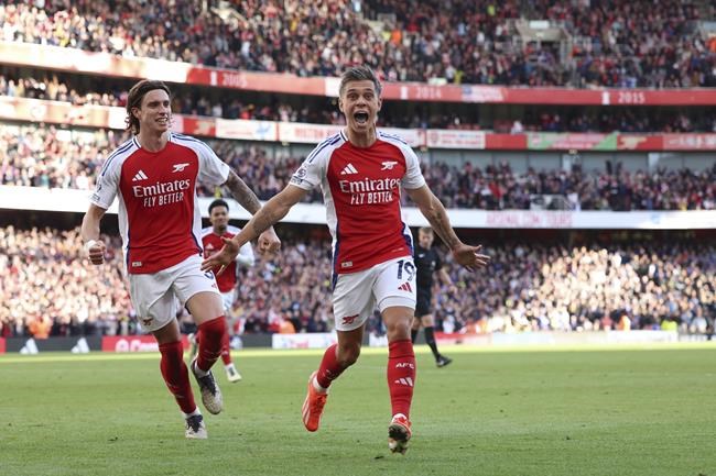 Palmer nets four first-half goals, Haaland kept scoreless, Arsenal leaves it late to beat Leicester | iNFOnews.ca