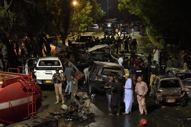 An explosion at the Karachi, Pakistan, airport kills 2 workers from China and injures others | iNFOnews.ca