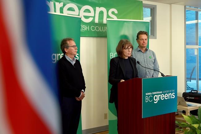 B.C. Green leader spoke with NDP's Eby, but didn't pick up when Conservatives called | iNFOnews.ca