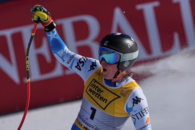 US skier Breezy Johnson wins gold in the women's downhill at the Alpine world championships | iNFOnews.ca US skier Breezy Johnson wins gold in the women's downhill at the Alpine world championships | iNFOnews.ca