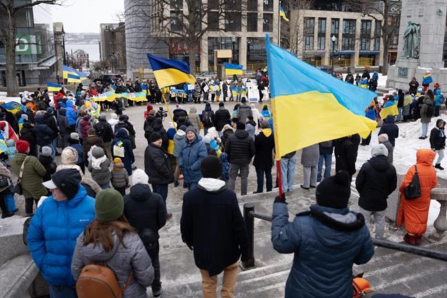 Multiple Canadian cities hold rallies to mark third anniversary of Ukraine invasion | iNFOnews.ca