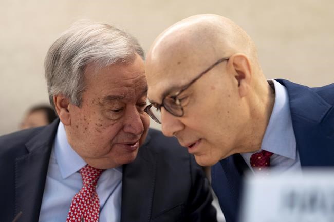 UN chief Guterres says human rights are being suffocated by autocrats and warmongers | iNFOnews.ca