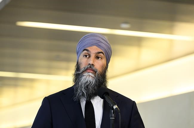 Jagmeet Singh says he's still the right person to lead NDP despite falling support | iNFOnews.ca