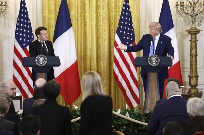 Macron got no promises on Ukraine but called his meeting with Trump a 'turning point' | iNFOnews.ca