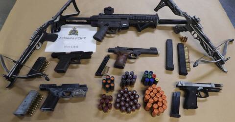 Year-long investigation ends with weapons charges against Kelowna suspects | iNFOnews.ca
