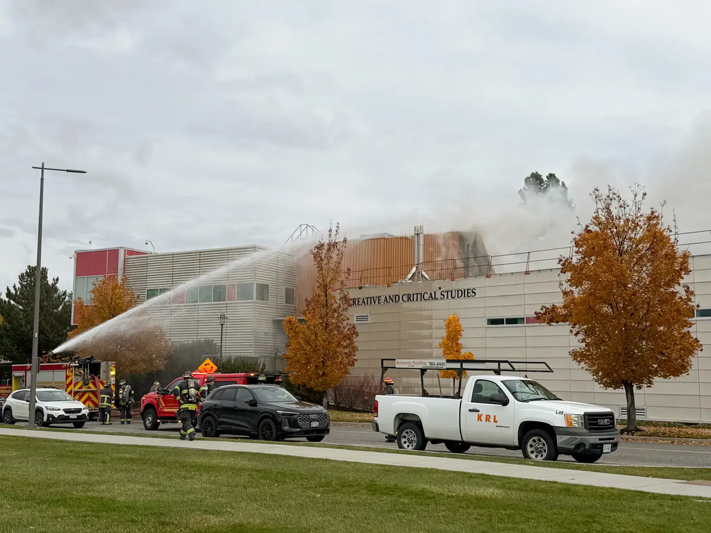 UPDATE: Kelowna fire crews douse blaze at UBCO campus | iNFOnews.ca UPDATE: Kelowna fire crews douse blaze at UBCO campus | iNFOnews.ca