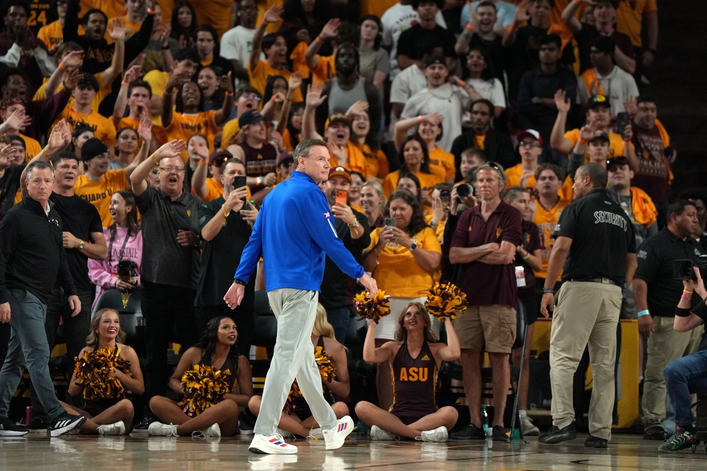 Arizona State beats No. 14 Kansas 70-60 in Hurley's potential home finale | iNFOnews.ca