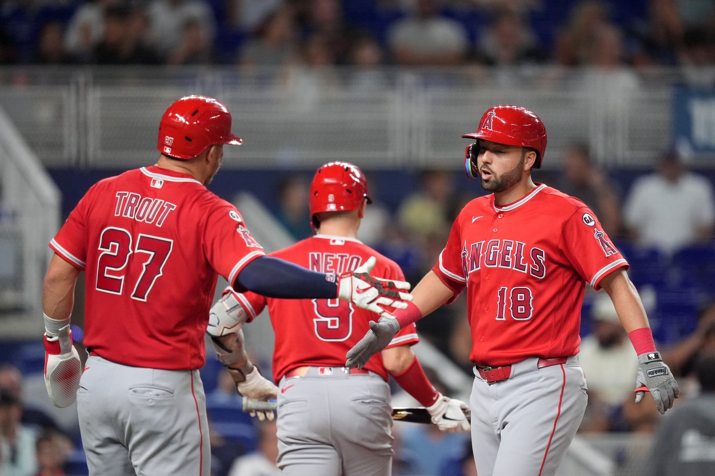 Trout and Schanuel homer in Angels 4-3 win over Marlins | iNFOnews.ca Trout and Schanuel homer in Angels 4-3 win over Marlins | iNFOnews.ca