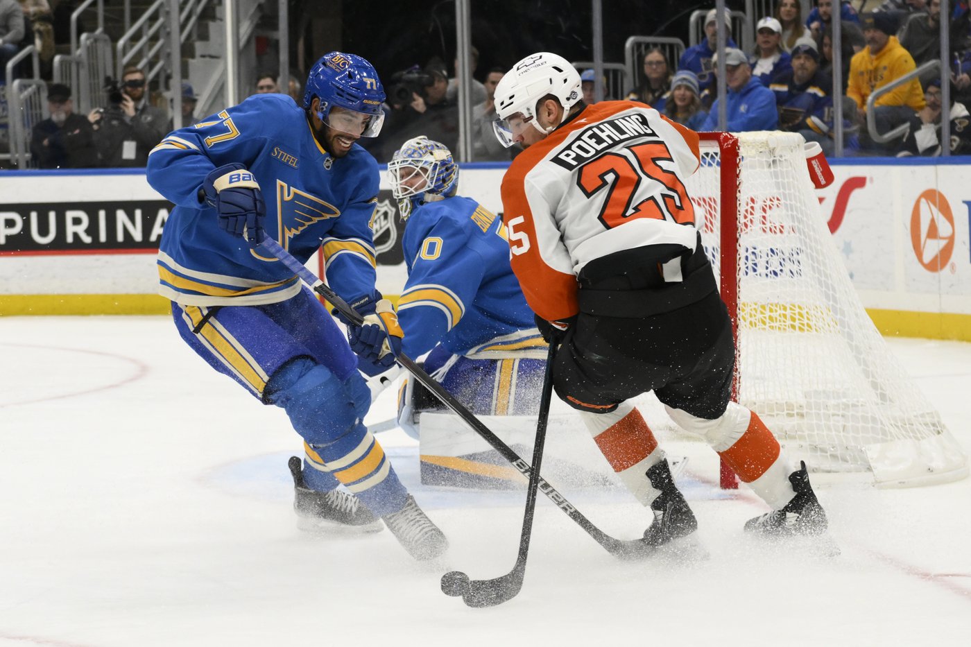 Michkov scores in OT to give Flyers 3-2 victory over Blues | iNFOnews.ca Michkov scores in OT to give Flyers 3-2 victory over Blues | iNFOnews.ca