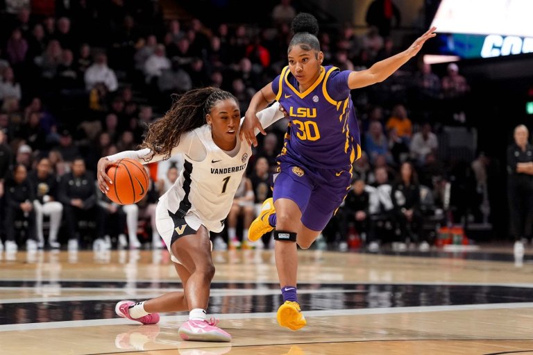 No. 12 Vanderbilt women remain undefeated knocking off No. 5 LSU 65-61 | iNFOnews.ca