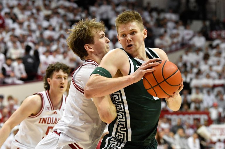 Jaxon Kohler, Jeremy Fears each score 21 points to help No. 13 Michigan St. top Indiana 71-64 | iNFOnews.ca