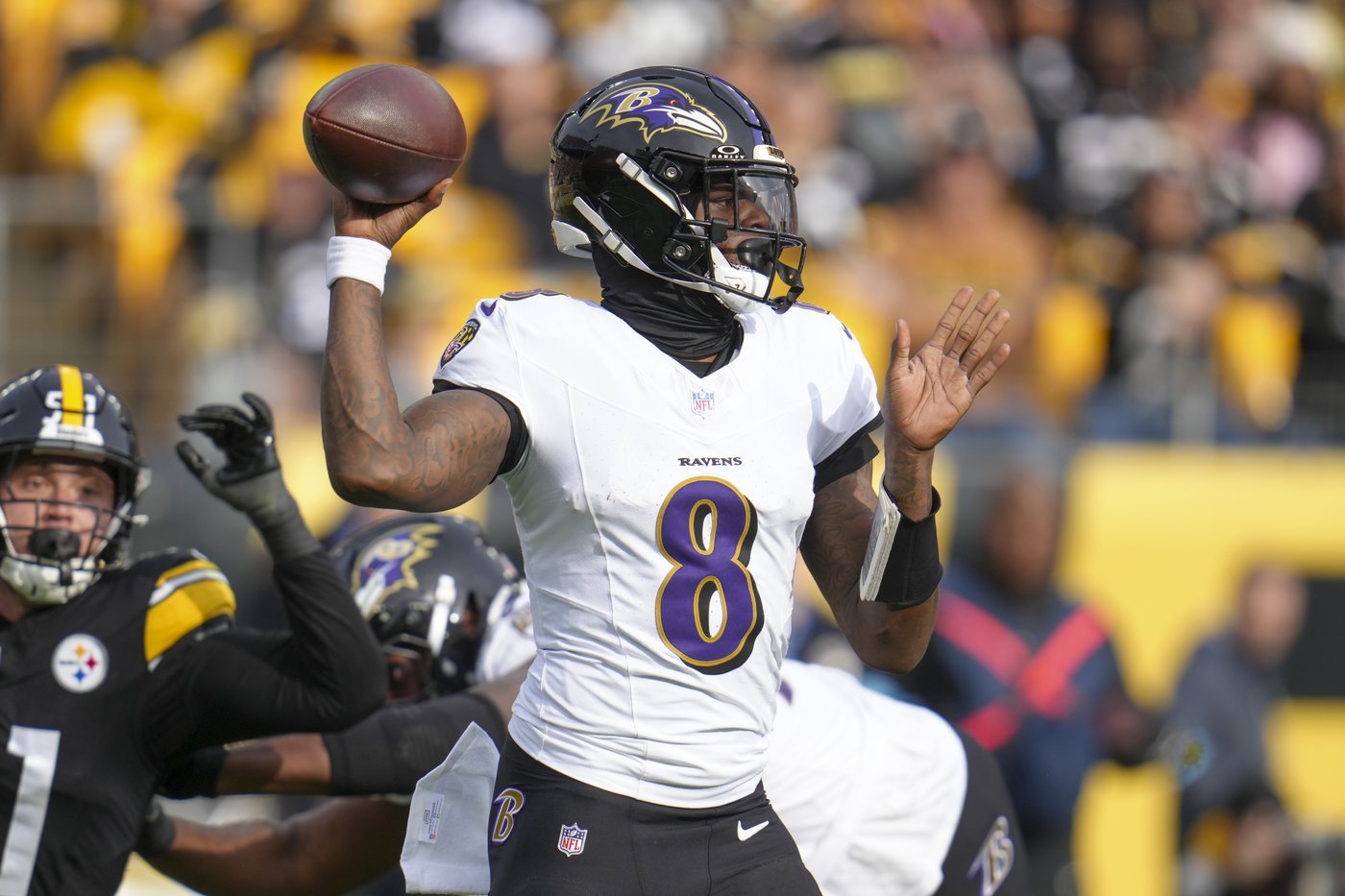 Ravens' Jackson and the NFL's top-ranked offense fail to stop AFC North rival Steelers -- again | iNFOnews.ca Ravens' Jackson and the NFL's top-ranked offense fail to stop AFC North rival Steelers -- again | iNFOnews.ca