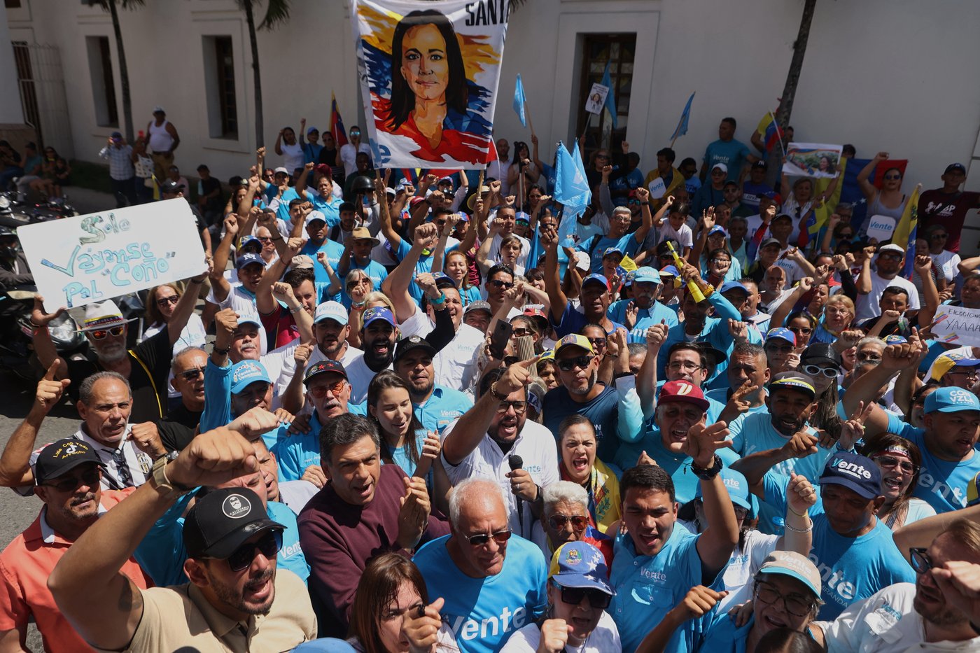 Venezuelans rally to demand opposition leader's safe return and presidential elections | iNFOnews.ca