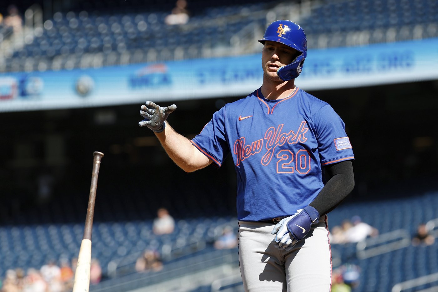 Brandon Nimmo ties Mets record with 9 RBIs in 19-5 rout of Nationals | iNFOnews.ca