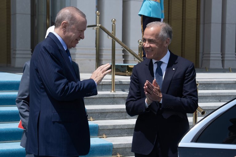 Carney, other NATO leaders gifted personalized revolvers by Turkish president | iNFOnews.ca