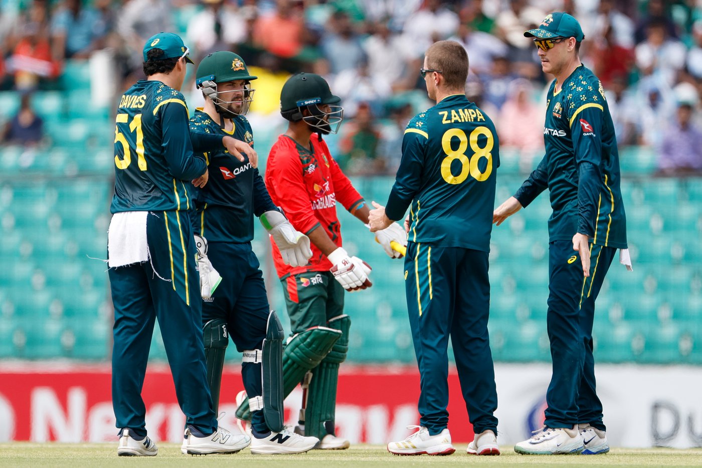 Spinners Zampa and Davies shine as Australia wins opening T20 vs Bangladesh | iNFOnews.ca Spinners Zampa and Davies shine as Australia wins opening T20 vs Bangladesh | iNFOnews.ca