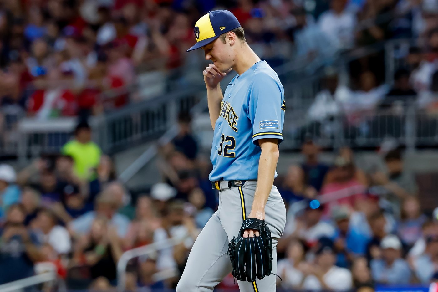 Brewers ace Jacob Misiorowski hits 104.2 mph, gives up 2 runs against Braves | iNFOnews.ca