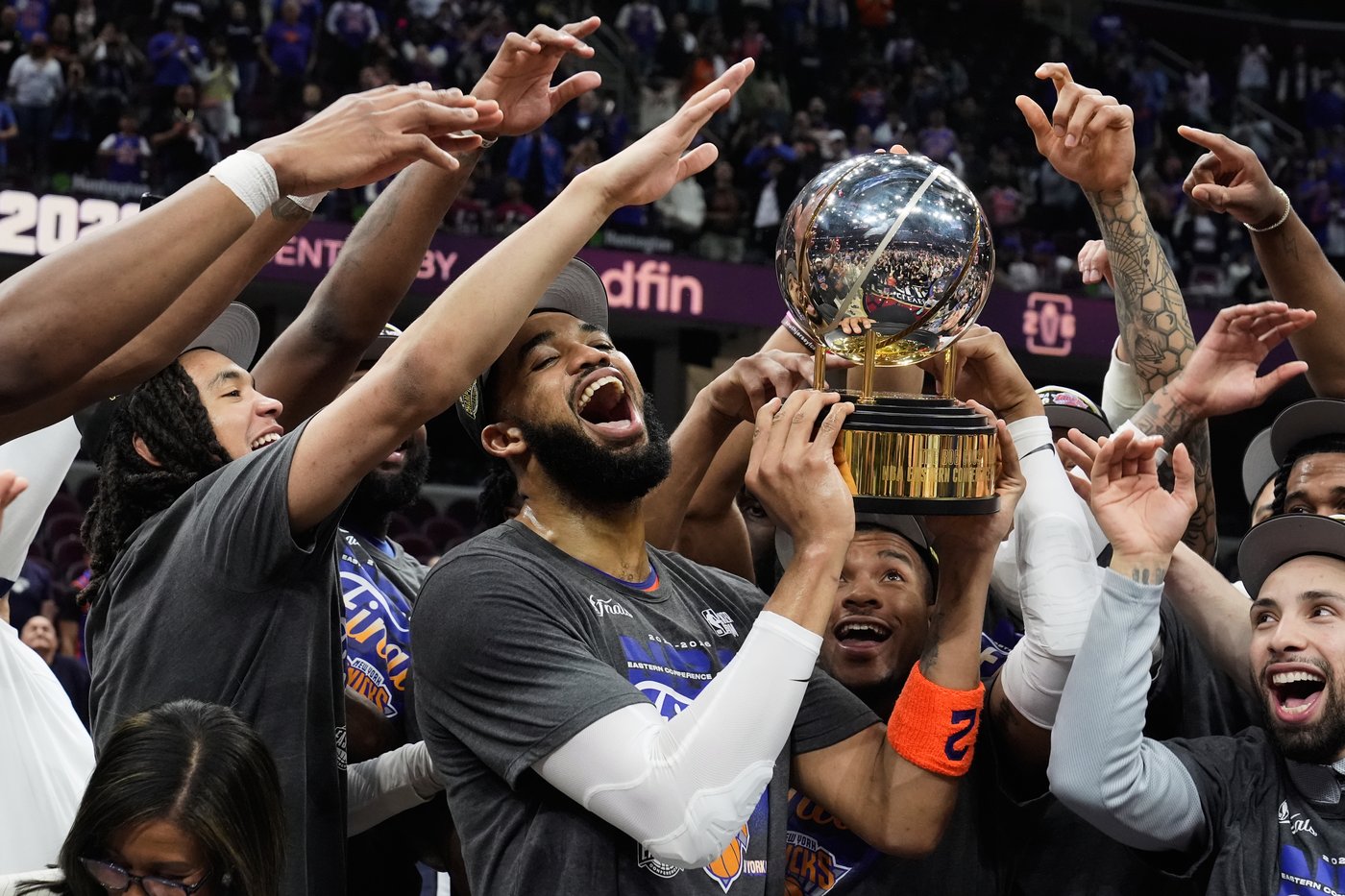 New York back in NBA Finals for first time since 1999 after beating Cleveland 130-93 to finish sweep | iNFOnews.ca