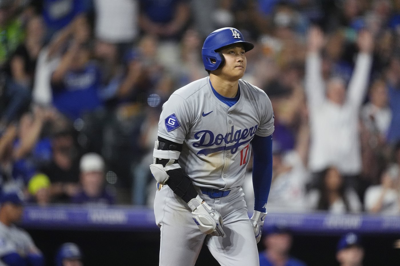 Ohtani launches homer No. 54, steals 57th base as NL West-champion Dodgers power by Rockies 11-4 | iNFOnews.ca