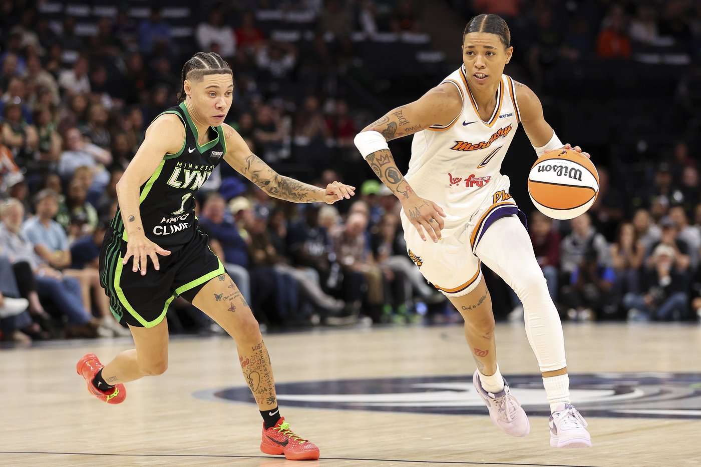 Napheesa Collier scores 38 as Lynx fend off Mercury 102-95 in playoff opener | iNFOnews.ca