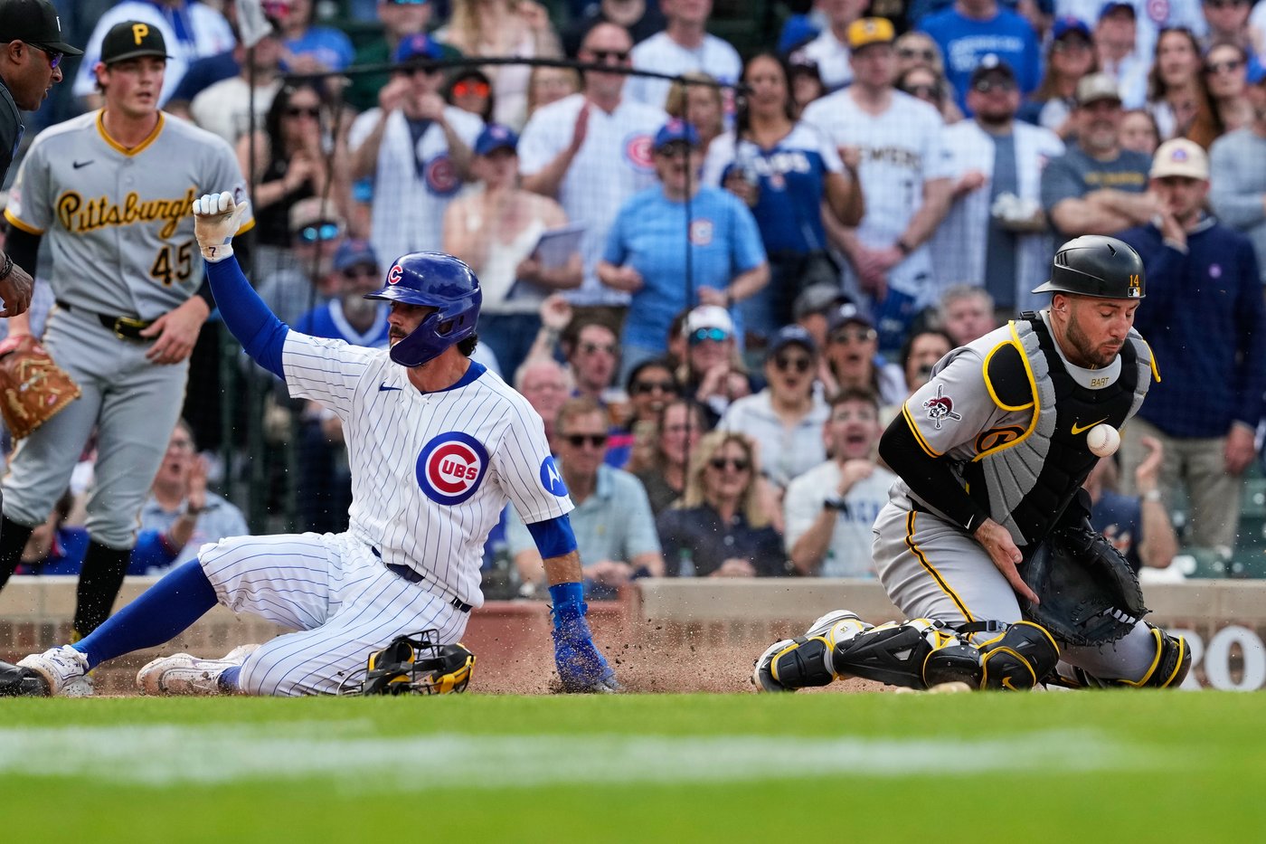 Busch ends 0-for-30 slide with tying single, Cubs overcome 5-run deficit to beat Pirates 7-6 | iNFOnews.ca Busch ends 0-for-30 slide with tying single, Cubs overcome 5-run deficit to beat Pirates 7-6 | iNFOnews.ca