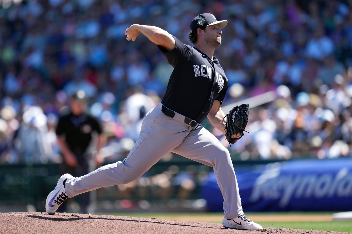 Yankees ace Gerrit Cole throws 4 1/3 innings at Double-A in his first minor league rehab start | iNFOnews.ca