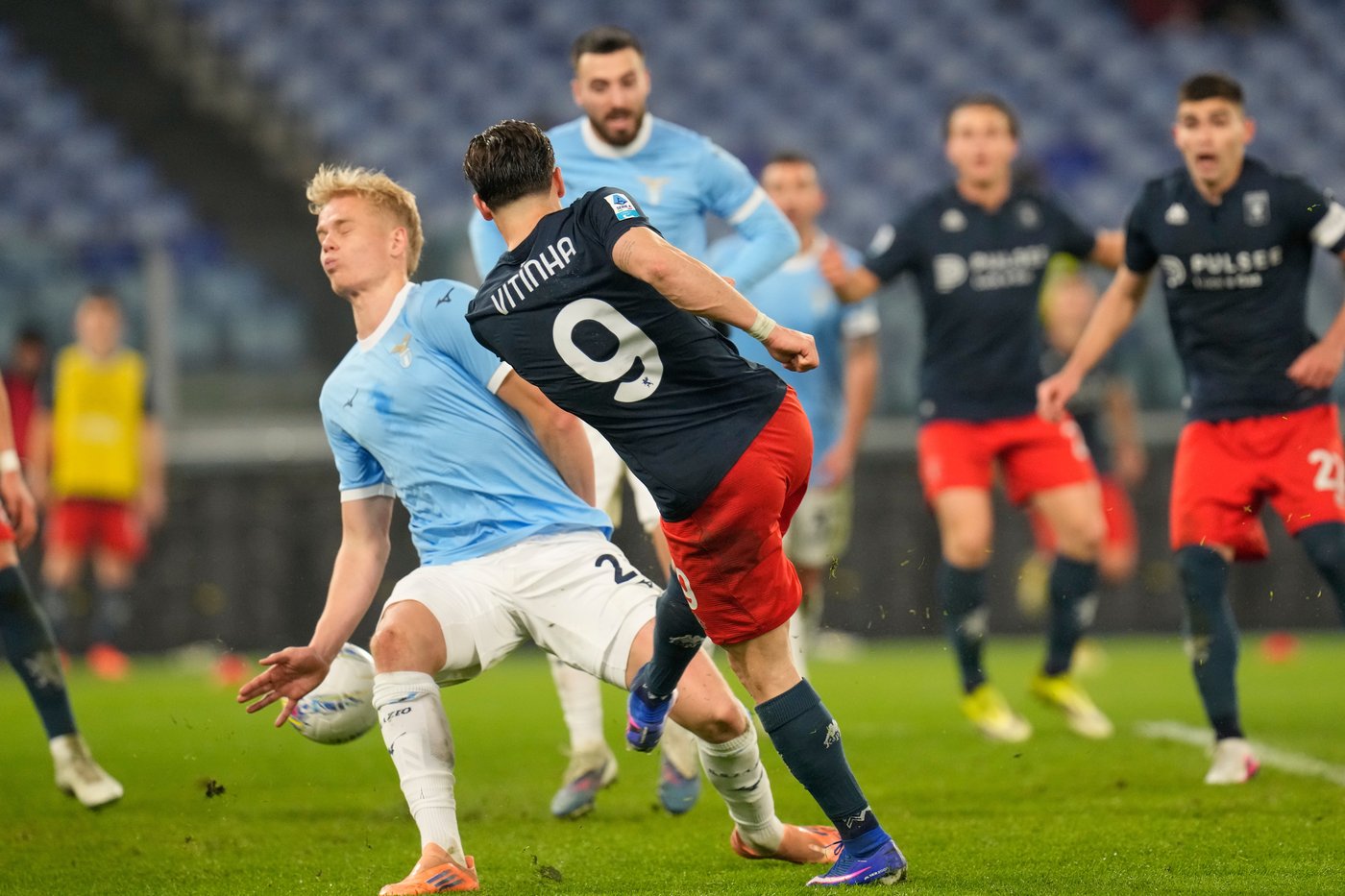 Cataldi's stoppage-time penalty snatches Lazio win over Genoa in Serie A | iNFOnews.ca