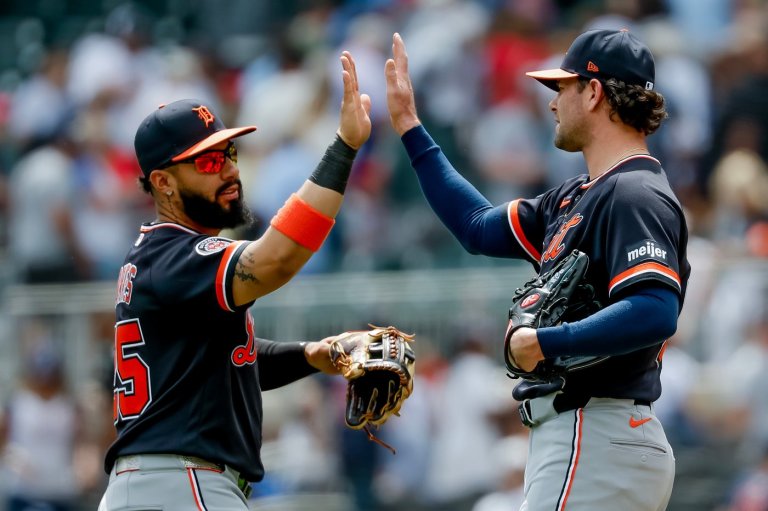 A day after Jansen's blown save, Tigers turn to Finnegan for the save in comeback win over Braves | iNFOnews.ca