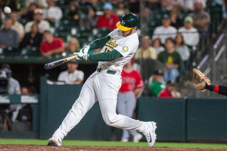 Heim's pinch-hit HR in 9th helps A's complete huge comeback for 12-11 win over Angels in 10 innings | iNFOnews.ca