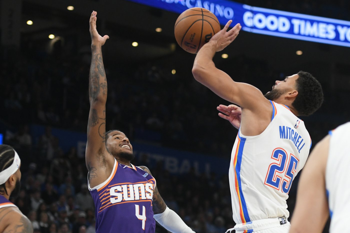 Ajay Mitchell, Shai Gilgeous-Alexander lead injury-riddled Thunder past Suns 125-114 | iNFOnews.ca