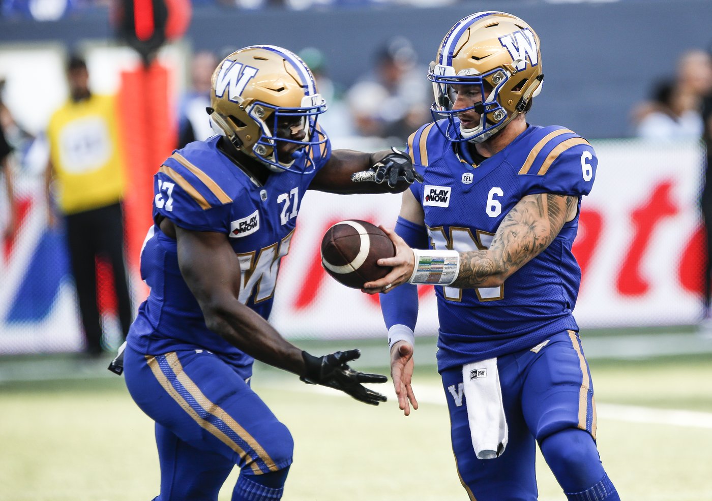 Star Bombers quarterback Collaros to miss game against visiting Argos | iNFOnews.ca
