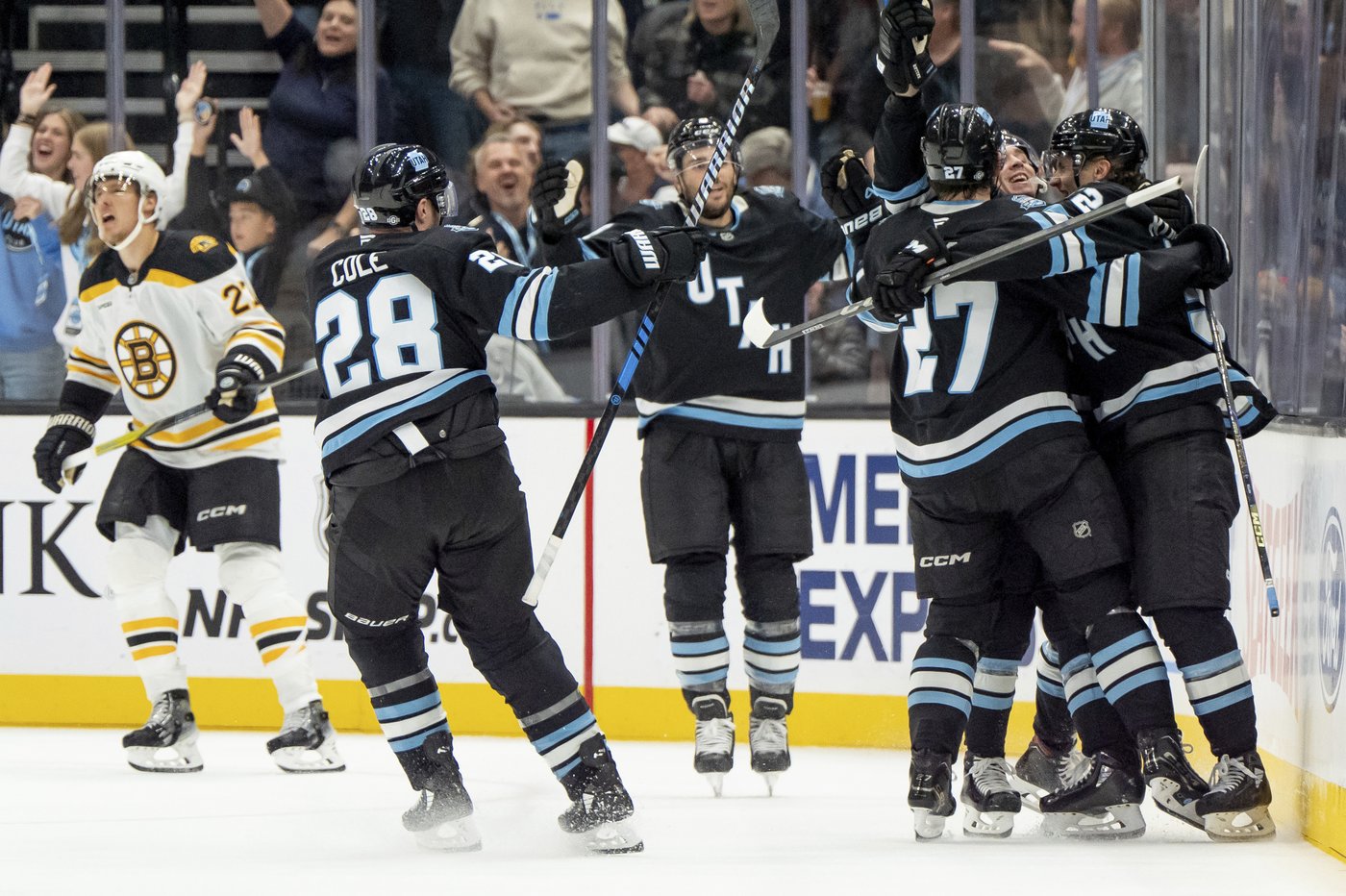 Kesslering scores in OT to lift Utah to 2-1 win over Bruins | iNFOnews.ca