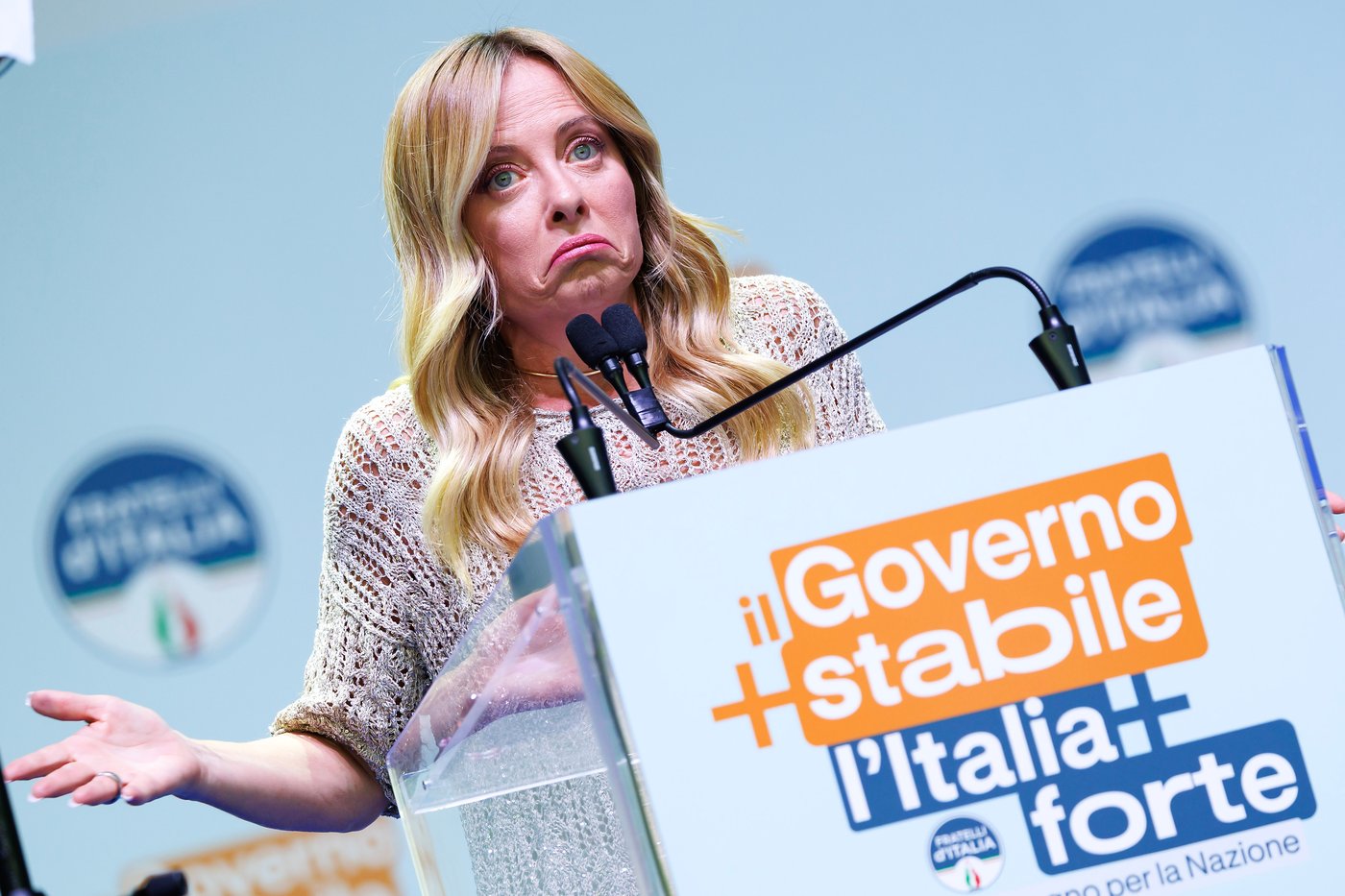 Meloni celebrates her Italian government's longevity during party rally in Bari | iNFOnews.ca Meloni celebrates her Italian government's longevity during party rally in Bari | iNFOnews.ca