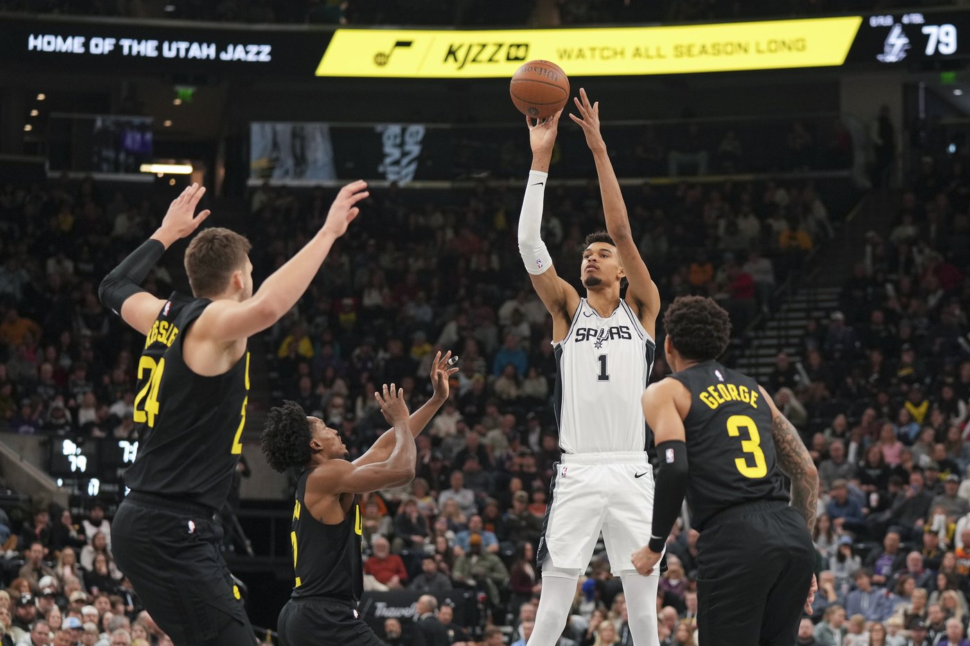 Wembanyama, Castle lead Spurs to 128-115 win over Jazz | iNFOnews.ca Wembanyama, Castle lead Spurs to 128-115 win over Jazz | iNFOnews.ca