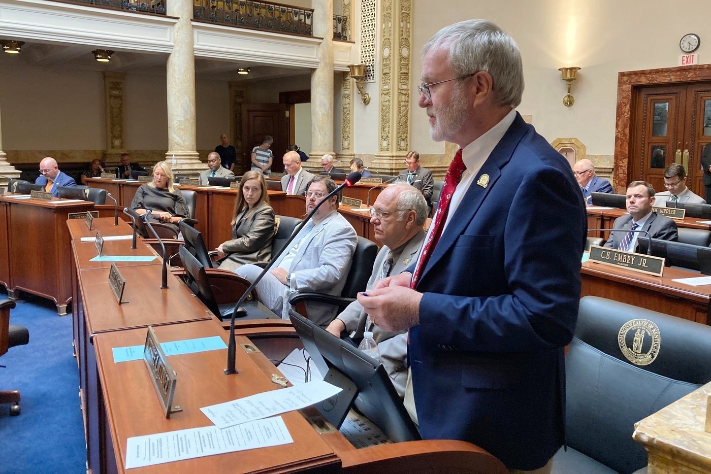 Kentucky lawmaker dies weeks after plunging into an empty swimming pool on a mower | iNFOnews.ca Kentucky lawmaker dies weeks after plunging into an empty swimming pool on a mower | iNFOnews.ca